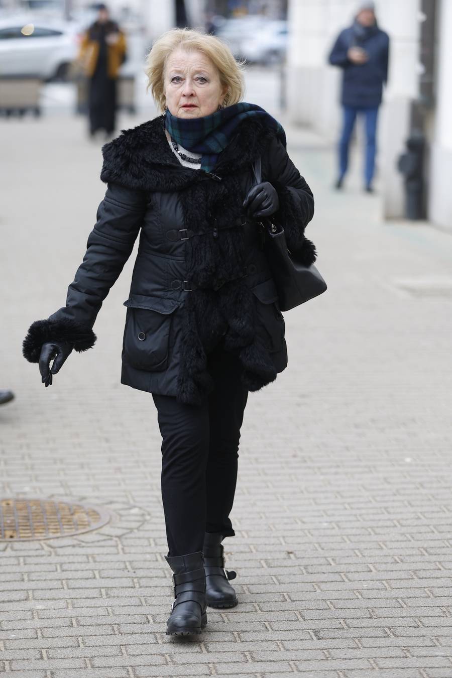 Magdalena Zawadzka - pogrzeb Bożeny Dykiel, fot.: AKPA