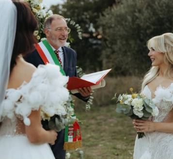 Karolina Brzuszczyńska i Agnieszka Skrzeczkowska wzięły ślub we Włoszech!