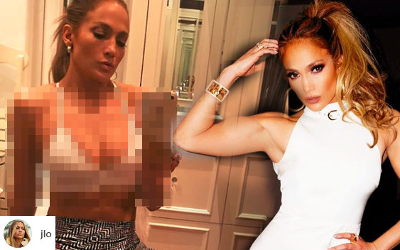 Jennifer Lopez pokazała za dużo na Instagramie!
