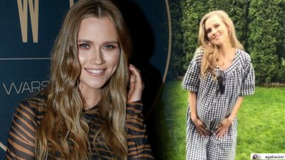 Agnieszka Kaczorowska nie rezygnuje z treningów – a brzuszek jest taki duży!