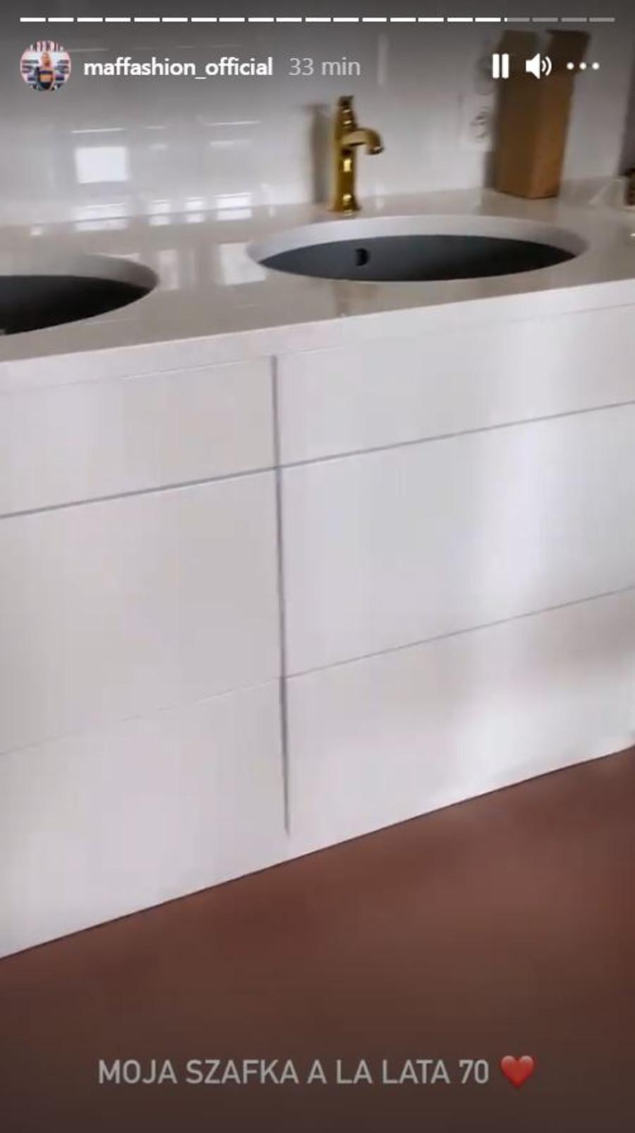 Maffashion pokazała drugą łazienkę. 