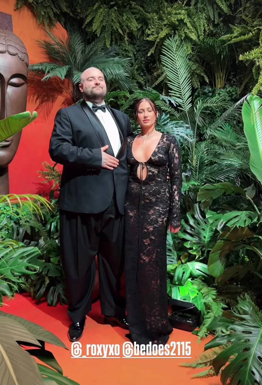 Borys "Bedoes" Przybylski i Roksana Kwiatkowska na gali Top Charity 2026, fot. Instagram