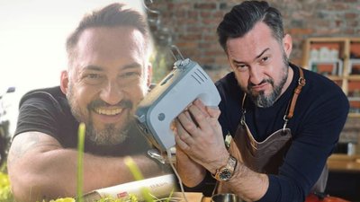 Marcin Prokop pokazał swoją kuchnię. Ciepłe wnętrza z drewna