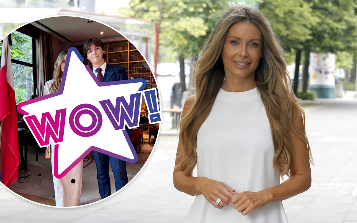 Małgorzata Rozenek zachwyca na spotkaniu z ambasadorem Francji. Jej syn otrzymał dyplom! (FOTO)