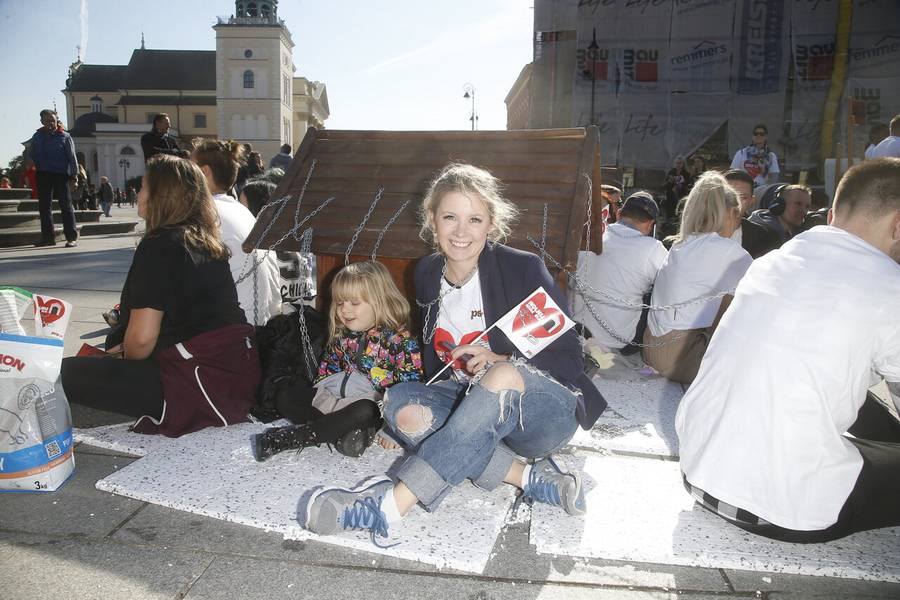 Anna Powierza z córką, fot. AKPA.