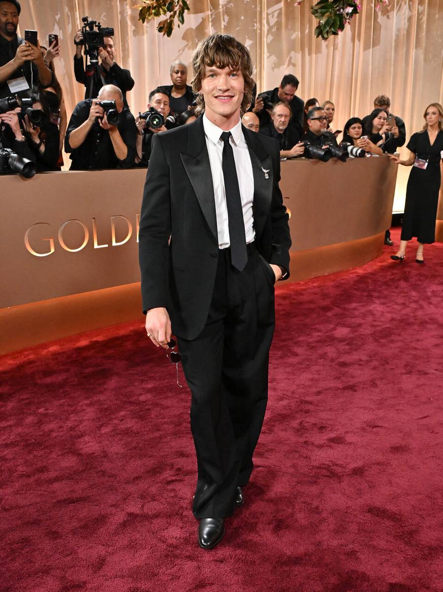 Connor Storrie, Złote Globy 2026, fot. Forum