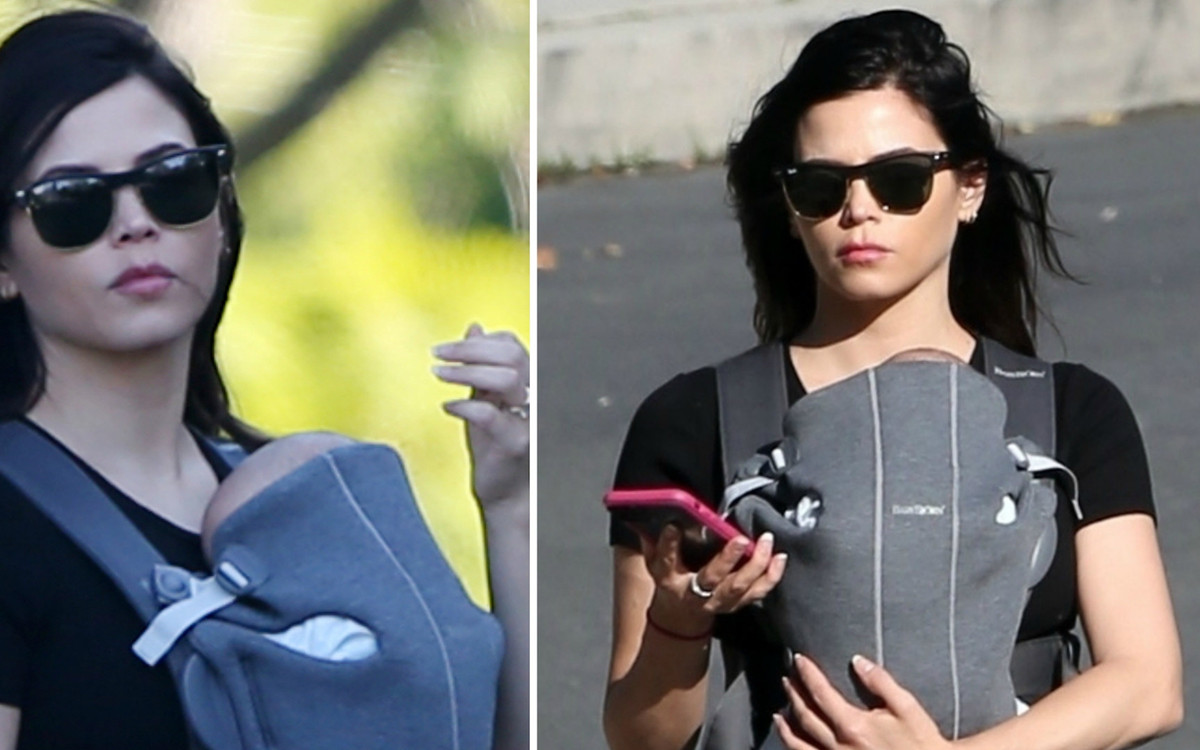 Jenna Dewan na spacerze z synem w NOSIDEŁKU. Wzbudzi kontrowersje?