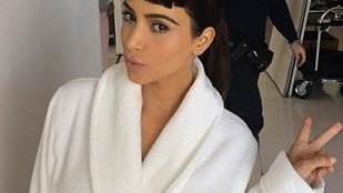 Kim Kardashian przebrana za Audrey Hepburn (FOTO)