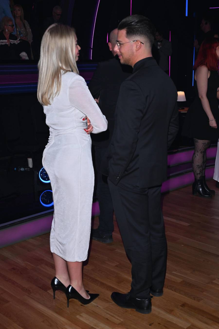 Allan Krupa z nową dziewczyną na widowni "Tańca z Gwiazdami", fot. KAPiF