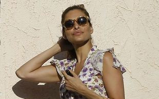 Eva Mendes całą drogę jechała po prąd (VIDEO)