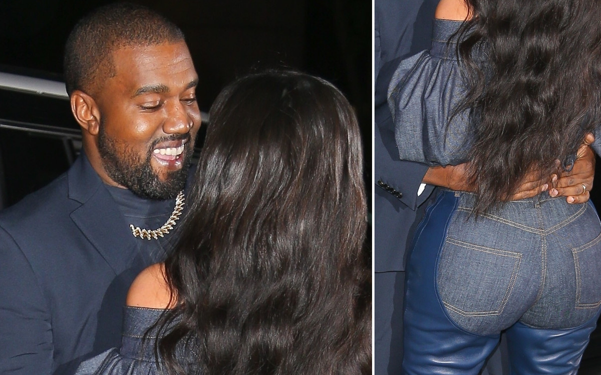 Kiedy Kim Kardashian założyła TO na siebie, Kanye West nie mógł oderwać od niej wzroku (I RĄK!) (ZDJĘCIA)