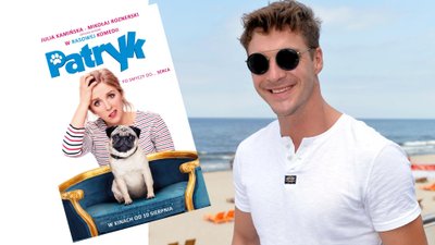 Tylko u nas! Mikołaj Roznerski z mopsem Bestią opowiada o nowej komedii Patryk