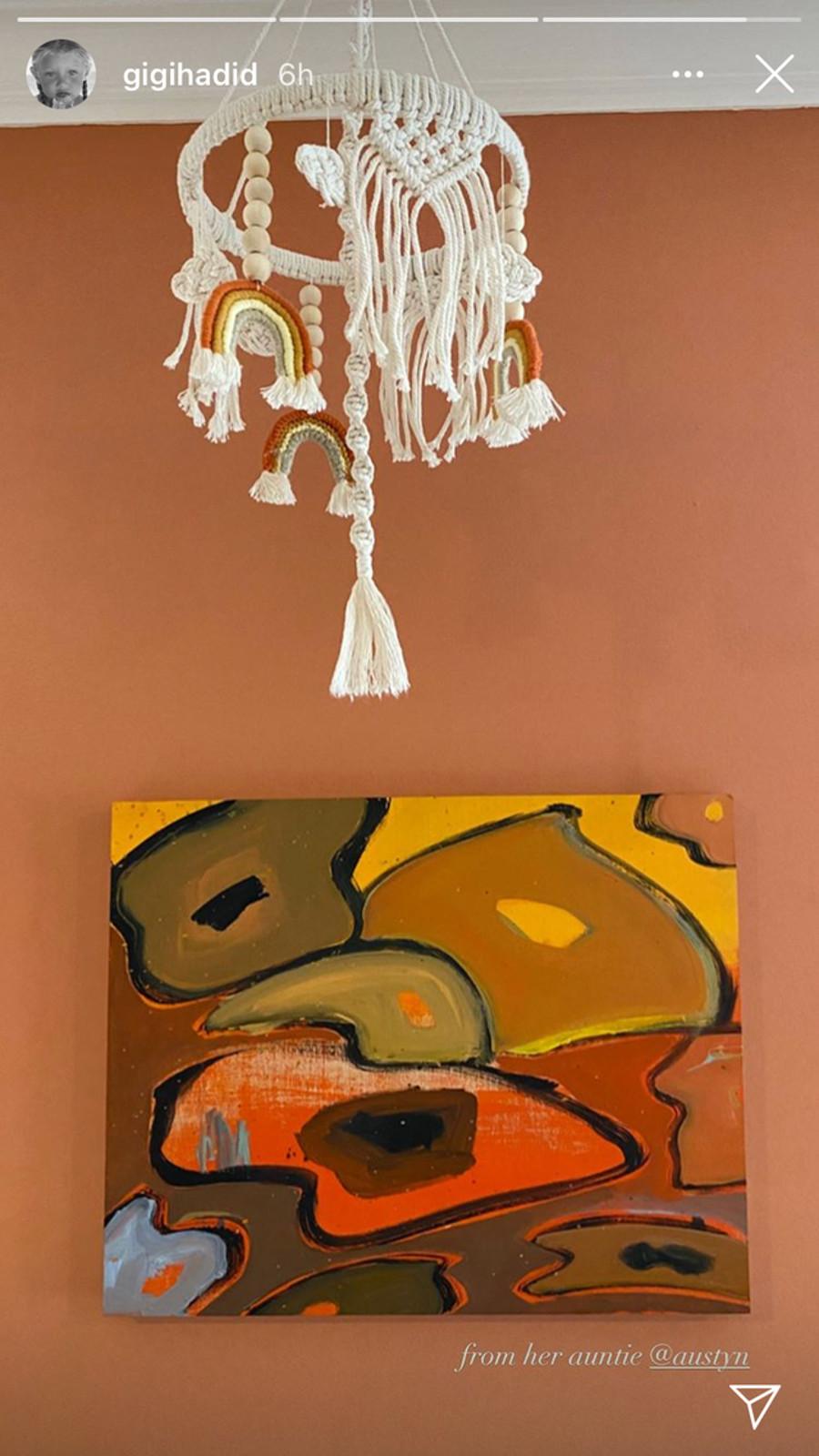 Gigi Hadid pokazała kawałek pokoju córki.