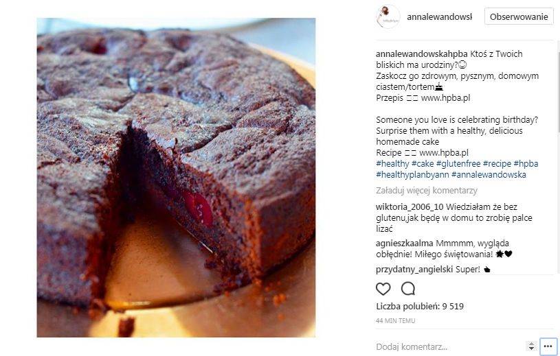 Tadam! Anna Lewandowska upiekła TORT URODZINOWY dla Roberta