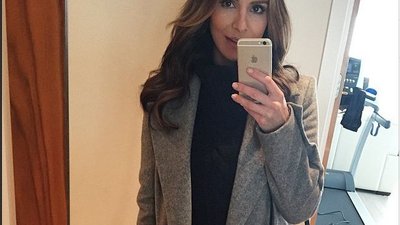 Selfie Sary Boruc na Instagramie