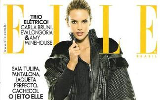 Allesandra Ambrosio dla Elle