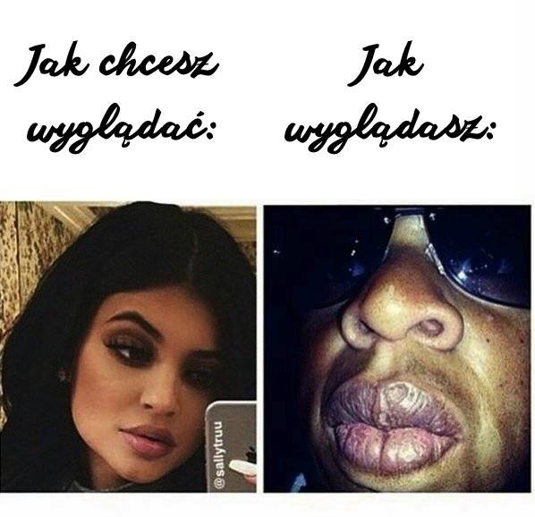 Kylie Jenner i jej usta na memach
