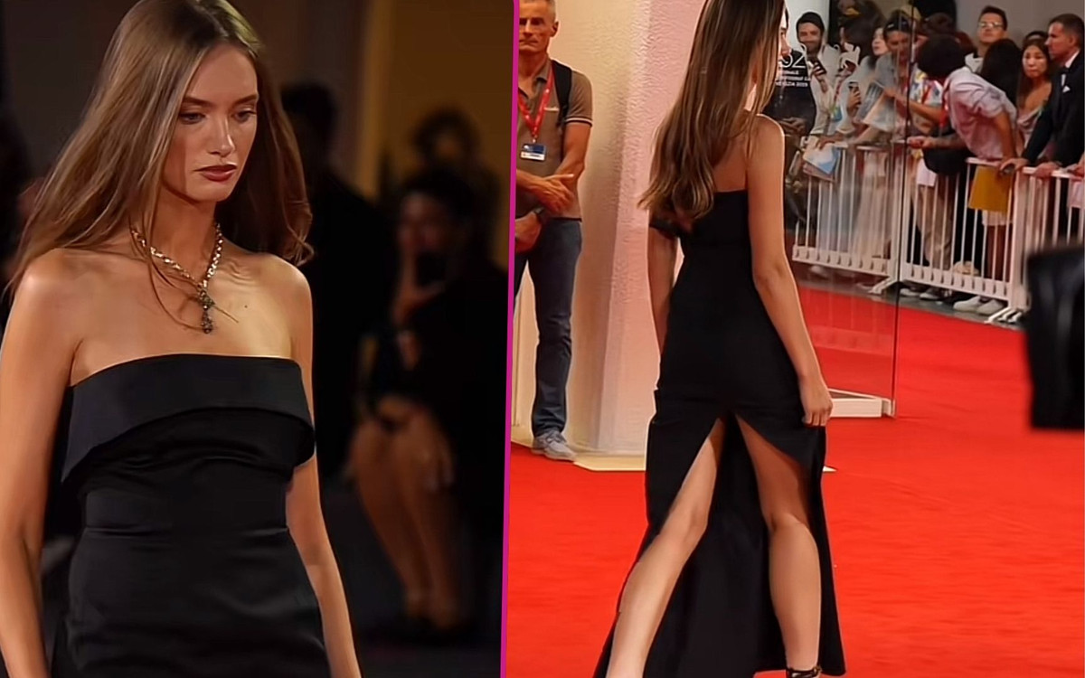 Sylwia Butor zadebiutowała na czerwonym dywanie w Wenecji. Czarna kreacja zrobiła furorę (FOTO)