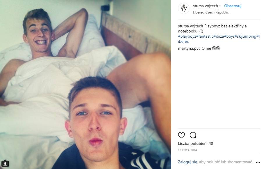 Skoczek narciarki pokazał się BEZ KOSZULKI. Nie tego się spodziewaliśmy…