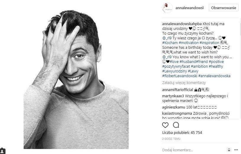 Tadam! Anna Lewandowska upiekła TORT URODZINOWY dla Roberta