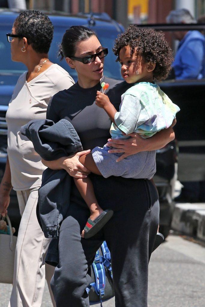Kim Kardashian z synem Saintem