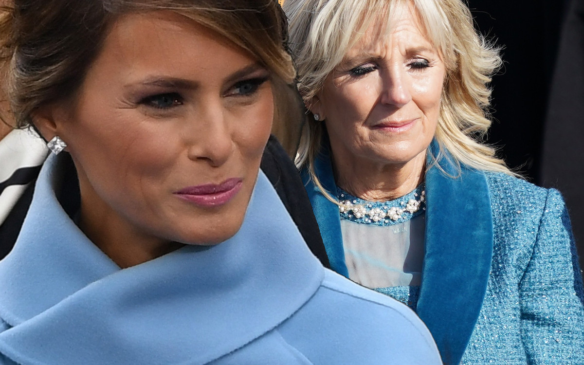Błękitne pierwsze damy: Melania Trump vs Jill Biden