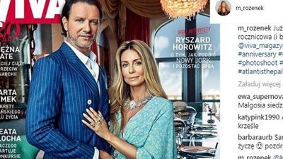 Rozenek-Majdan  z mężem w łóżku w Vivie! – na bogato (Instagram)