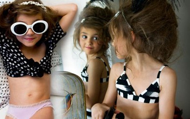 Skandal z reklamą bielizny dla dzieci