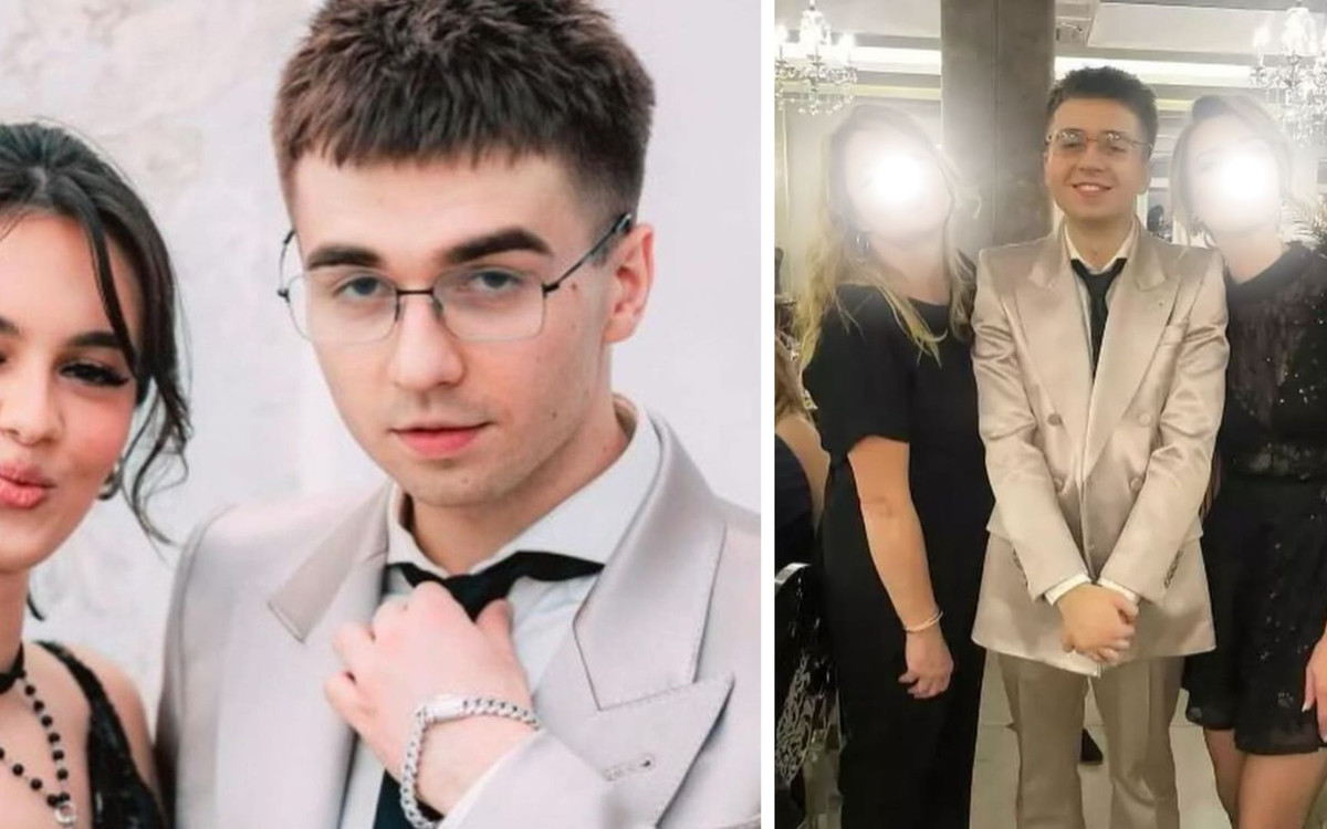 Mata na studniówce w Radomiu. Towarzyszył pięknej dziewczynie Natalii