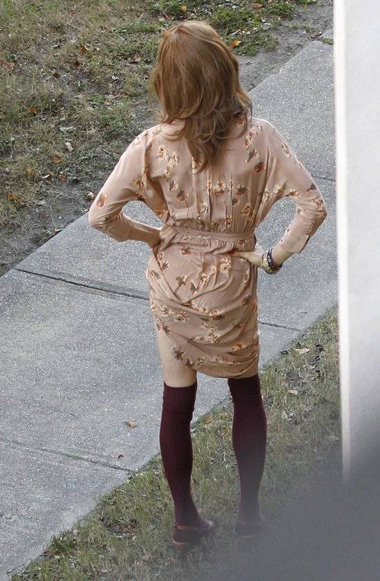 Jared Leto na planie filmu “Dallas Buyers Club”