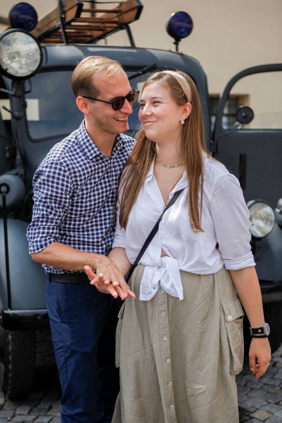 Julia Królikowska z mężem/AKPA