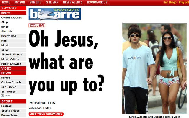 Jesus Luz bawi się bez Madonny