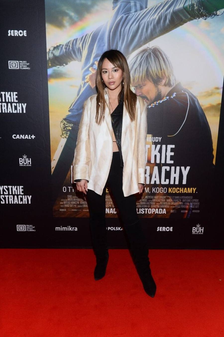 Premiera filmu WSZYSTKIE NASZE STRACHY. Marianna Schreiber w niebieskich kozaczkach (ZDJĘCIA)