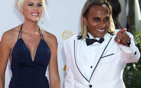 Iwona Burnat z ukochanym na galach w Hollywood