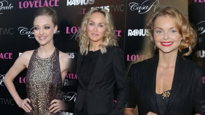 Gwiazdy w Los Angeles na premierze Lovelace