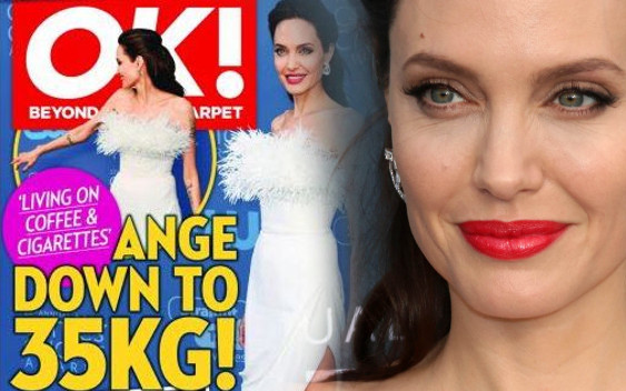 Angelina Jolie waży 35 KILOGRAMÓW. Te zdjęcia mają to potwierdzać