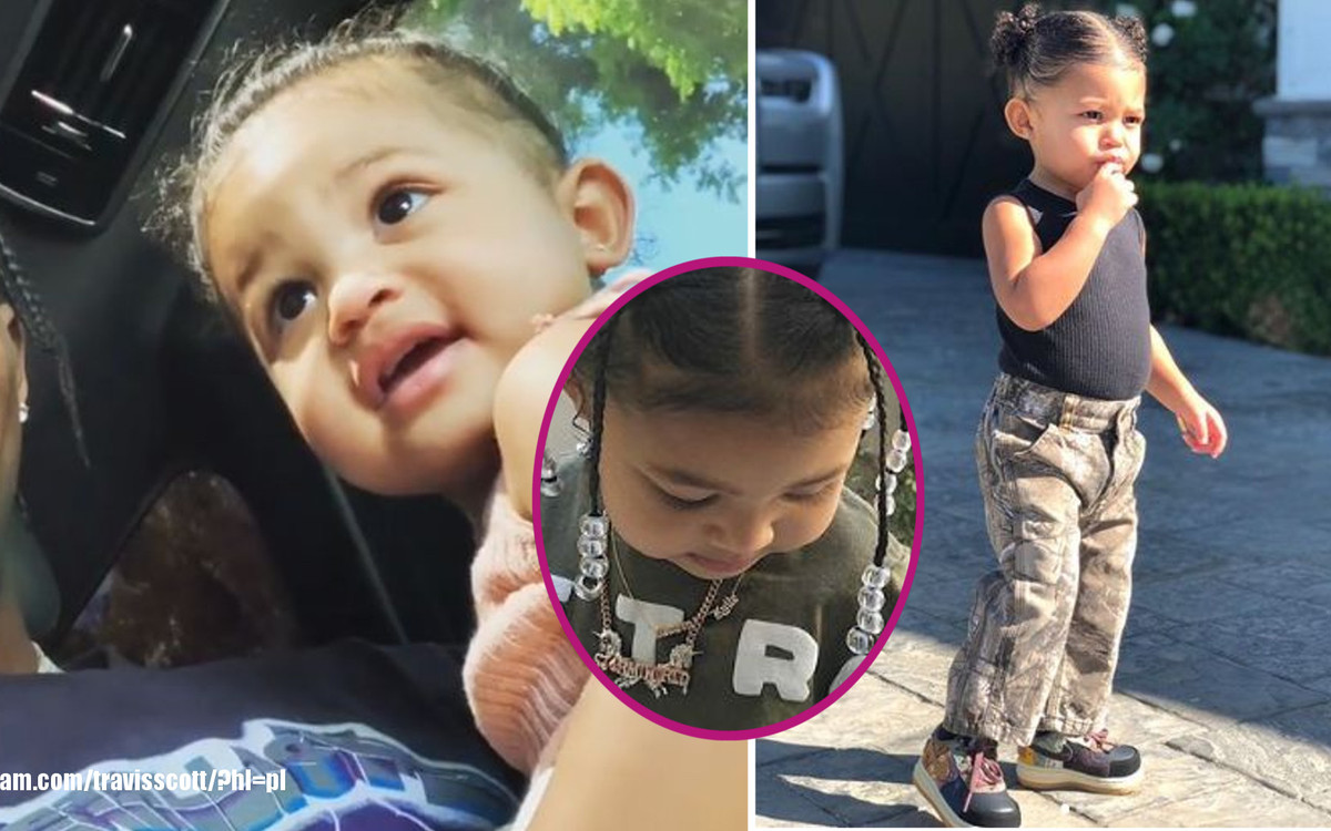 Travis Scott wrzucił na swój IG nowe zdjęcia córki, Stormi – dziewczynka ma fryzurę jak tata