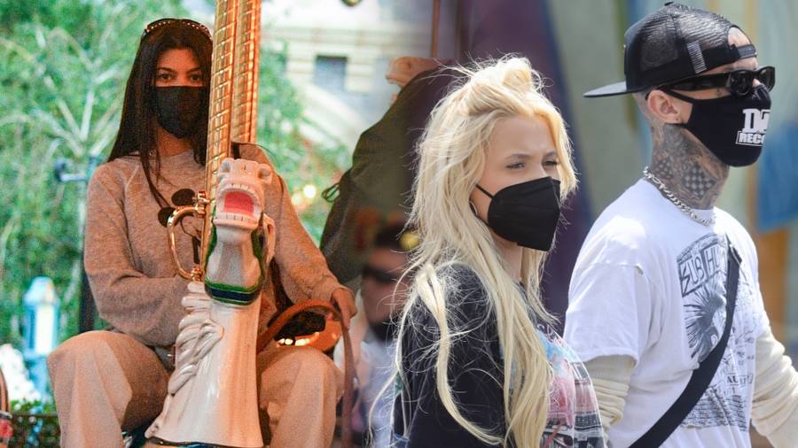 Kourtney i Travis w Disneylandzie z dziećmi