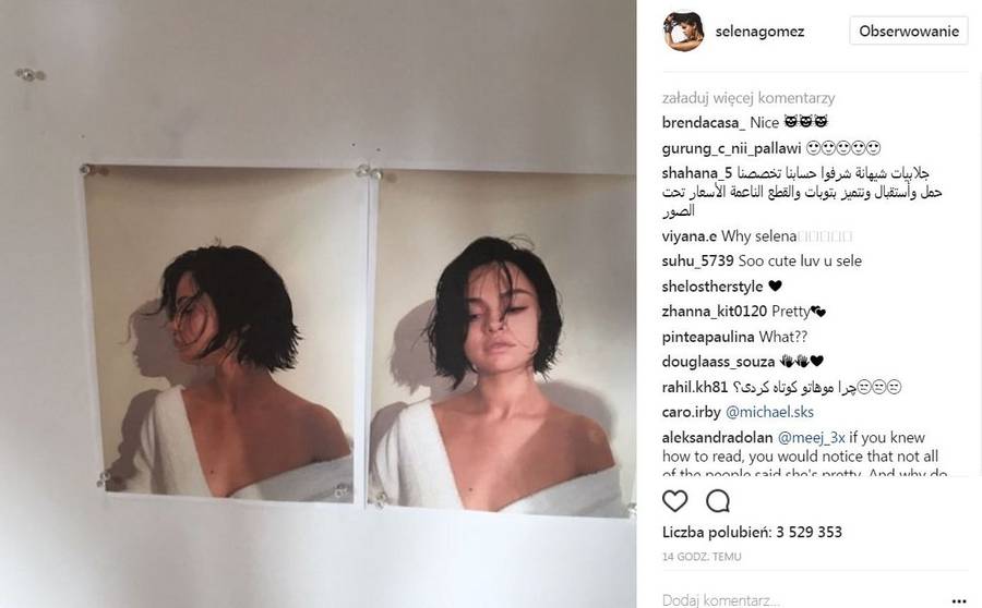 PŁACZ na Instagramie Seleny Gomez – gwiazda ŚCIĘŁA WŁOSY! (ZDJĘCIE)