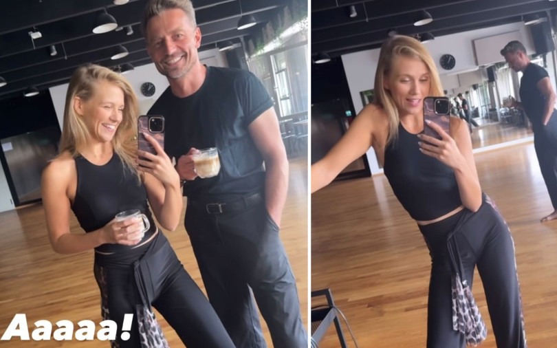 Kaczorowska i Rogacewicz dokazują na treningu przed “TzG”: “Ktoś tu się męczy z miłością…”