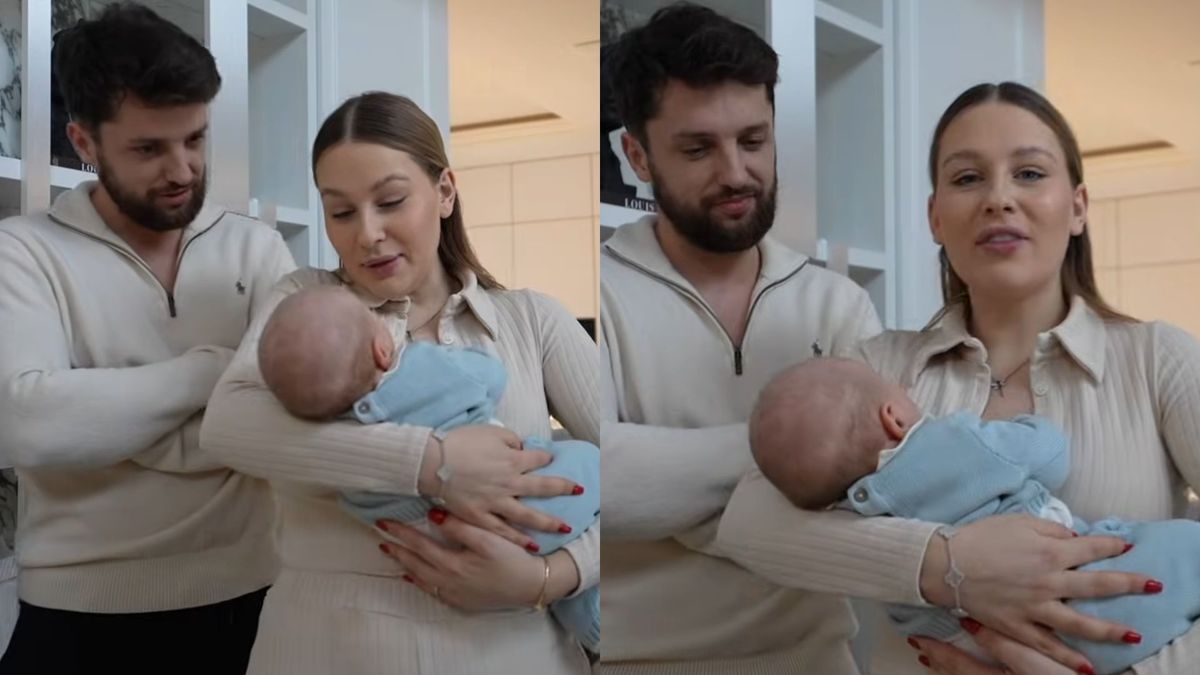 Andziaks i Luka z synkiem fot. YouTube