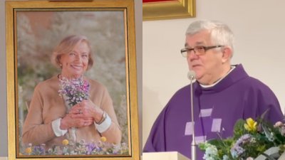 Ksiądz odczytał list na pogrzebie Bożeny Dykiel. Nikt nie powstrzymał łez