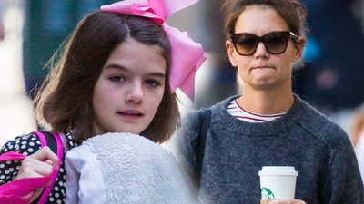 11-letnia Suri Cruise z kocykiem na ulicy (ZDJĘCIA)