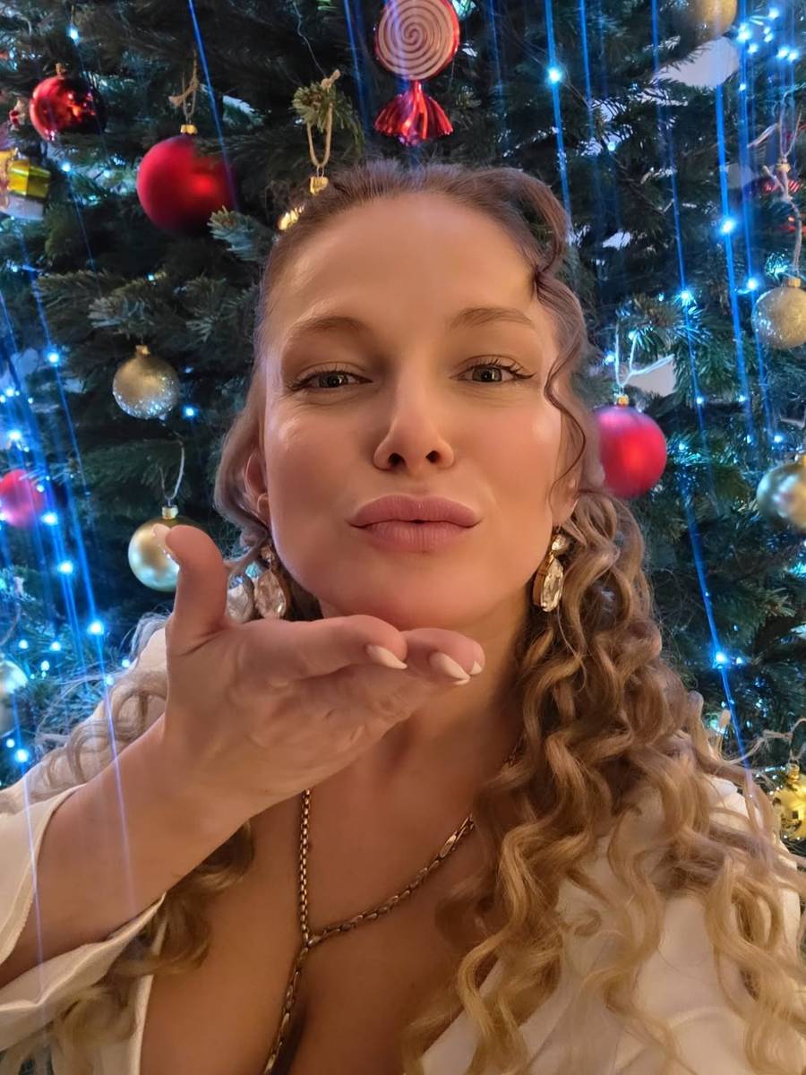 Joanna Liszowska w święta, fot. Instagram