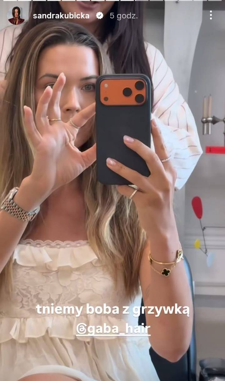 Sandra Kubicka zaszalała z fryzurą, fot. Instagram