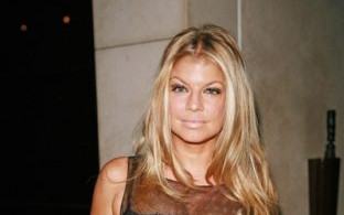 Fergie i jej kolega w Elle