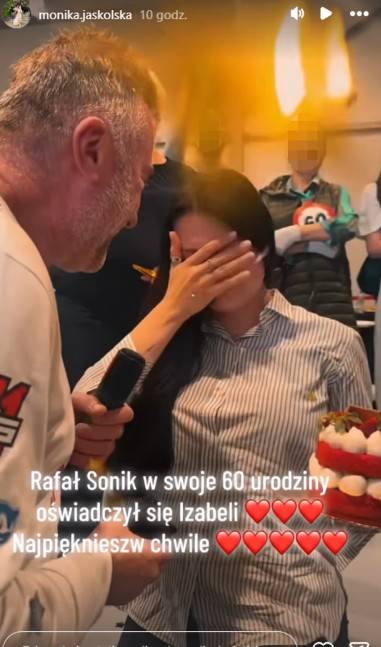 Rafał Sonik oświadczył się partnerce, fot. Instagram