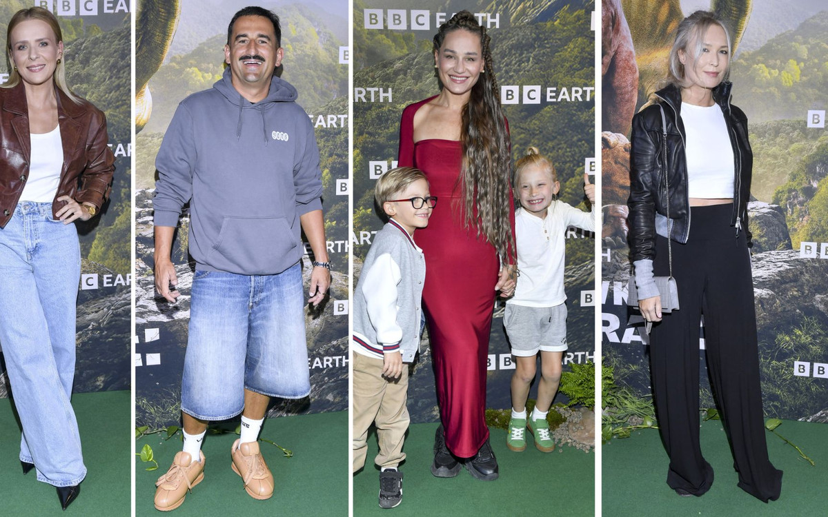 Gwiazdy bawią się na premierze “Wędrówki z dinozaurami”! Marika z uroczymi SYNAMI, Michał Koterski