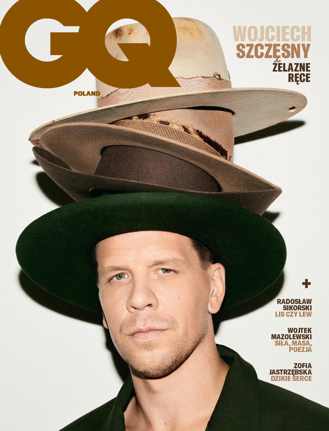 Wojciech Szczęsny - Pierwsza okładka GQ Polska