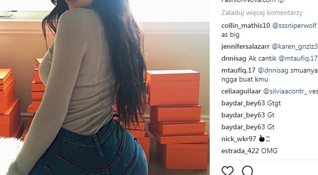 Ewolucja pupy Kylie Jenner